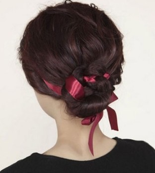 中長髮韓式扎髮教學 1分鐘速成優雅盤髮-美髮館