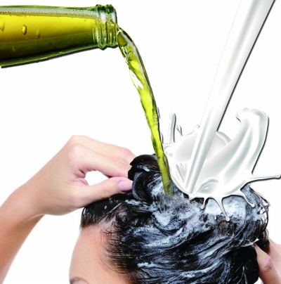 啤酒洗頭滋養頭髮-美髮館
