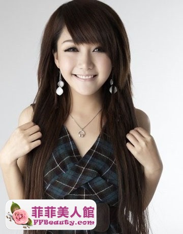大臉女生 清純直髮修出小V臉-美髮館