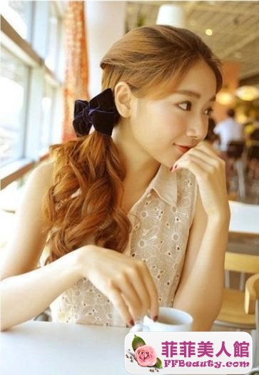 圖解60秒搞定清爽女生馬尾辮編髮-美髮館