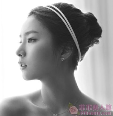 簡單韓式盤髮  典雅大方-美髮館