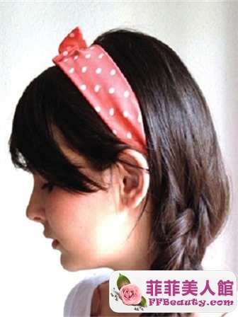 可愛髮箍幫忙 7步編麻花辮-美髮館