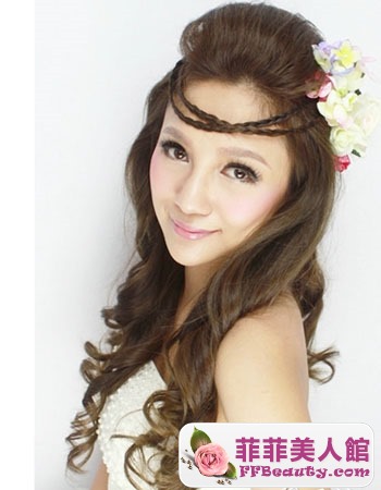 唯美浪漫新娘盤髮-美髮館