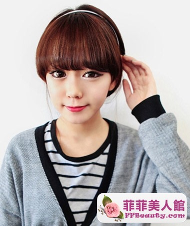 方臉女生最愛齊瀏海髮型-美髮館