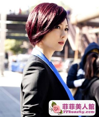 霸氣女漢子陳數波波頭短髮引潮流-美髮館