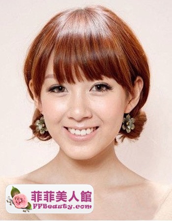 編髮教程圖解  打造可愛盤髮-美髮館