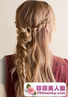 DIY森女系編髮 方臉女生適合的髮型-美髮館