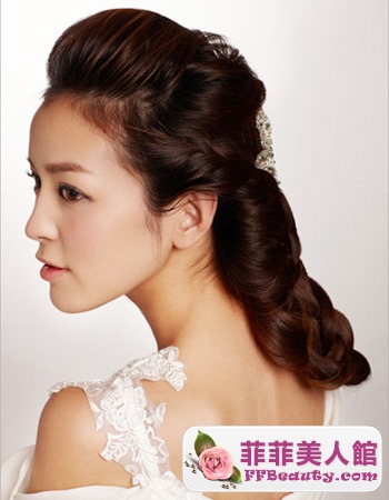 多種風格韓式新娘盤髮供選擇-美髮館