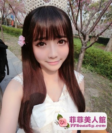 方臉簡單直髮養眼淑女范兒-美髮館