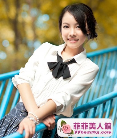 顴骨高的女生適合的韓式斜瀏海-美髮館