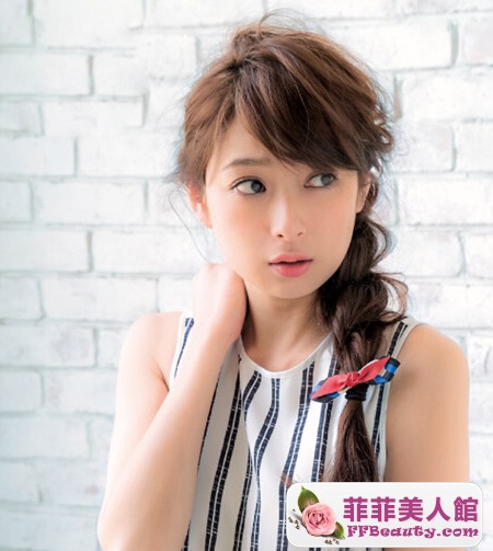 側邊髮辮VS長盤髮 清新優雅-美髮館