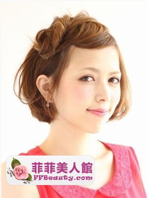 夏季瀏海扎髮 別樣氣質-美髮館