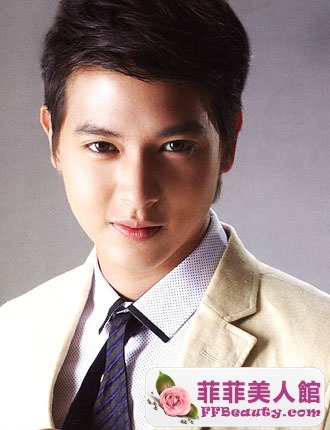 中泰混血帥哥james斯文短髮-美髮館