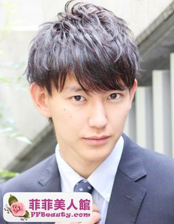 男士紳士紋理燙短髮 職場必備-美髮館