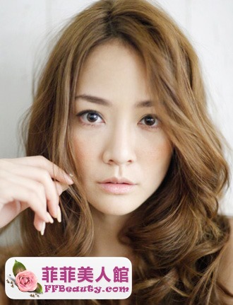 長臉剪長卷髮修顏勝短髮-美髮館