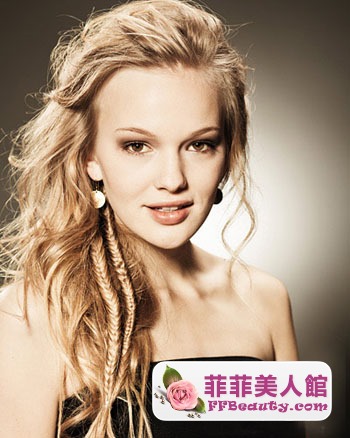 時尚卷髮  編髮髮型顯華麗-美髮館
