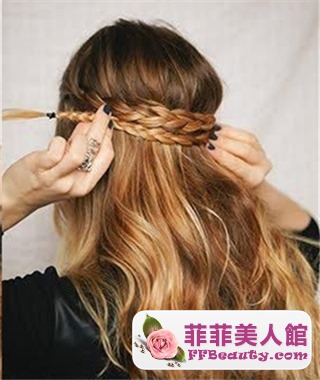 長卷髮編髮公主頭更顯浪漫-美髮館