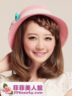 時尚瀏海編髮 打造個性甜姐兒-美髮館