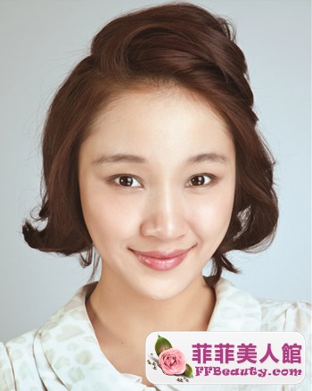 波波頭扎成露額公主頭更優雅-美髮館