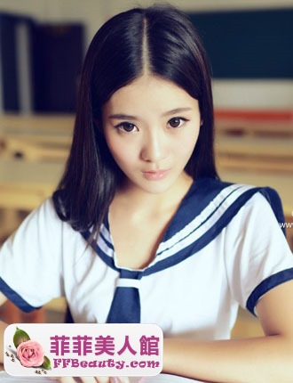 中分髮型讓你氣質蛻變小臉美女-美髮館