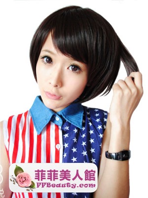 長臉妹子 帥氣短髮平添時尚-美髮館