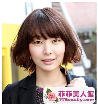 巧用短髮長臉美女變身甜美OL-美髮館