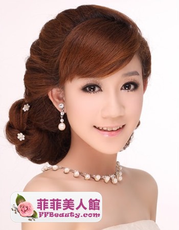韓式新娘盤髮  簡單大方氣質-美髮館