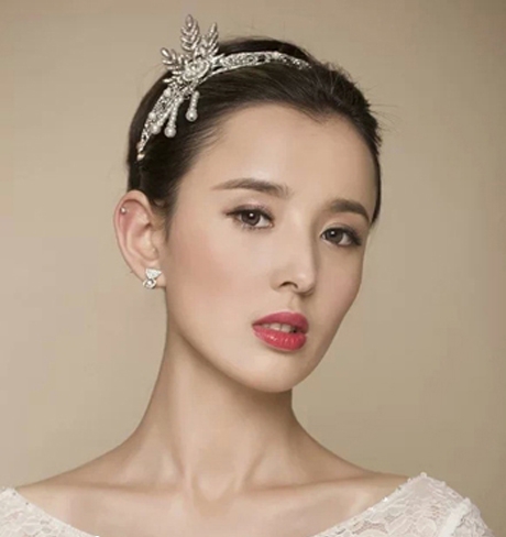 清爽夏季韓式新娘氣質髮型-美髮館