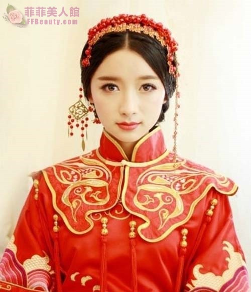 中式新娘盤頭髮型 高雅魅力-美髮館