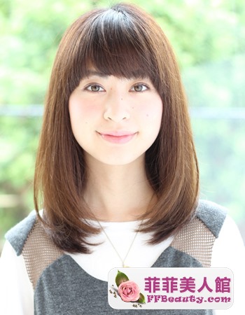 圓臉齊瀏海髮型 減齡又修顏-美髮館