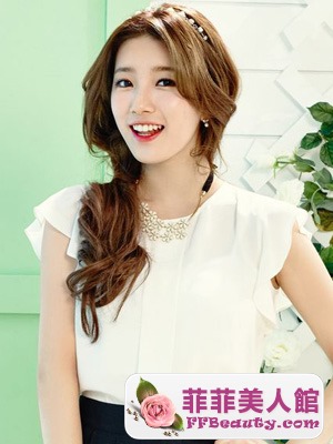 披肩髮簡約扎髮變氣質淑女-美髮館