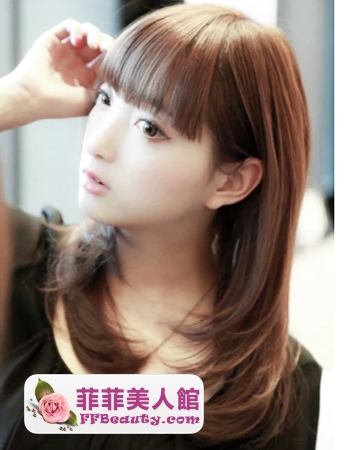 圓臉女生時尚層次髮型修顏減齡兩不誤-美髮館