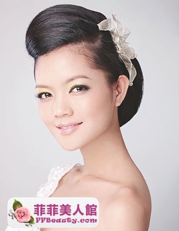 優雅新娘盤髮迎接十月浪漫結婚季-美髮館