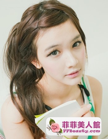 中長髮韓式側馬尾甜美最IN最好看-美髮館