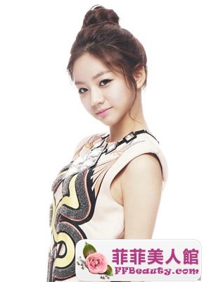 韓式清純花苞頭扎髮 甜美減齡萌妹-美髮館