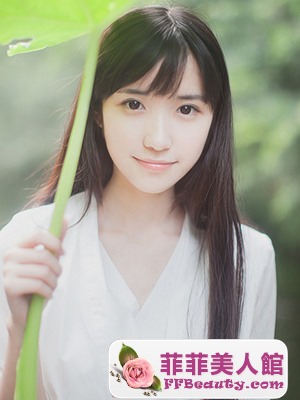 圓臉適合的氣質直髮髮型 魔力修顏-美髮館