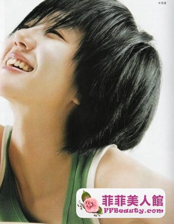 女生時尚碎髮髮型 帥氣中性風-美髮館