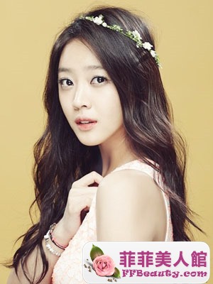 方臉MM甜美中分卷髮瘦臉氣質-美髮館