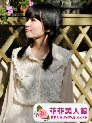 韓系秋季甜美髮型扎法  可愛俏皮-美髮館