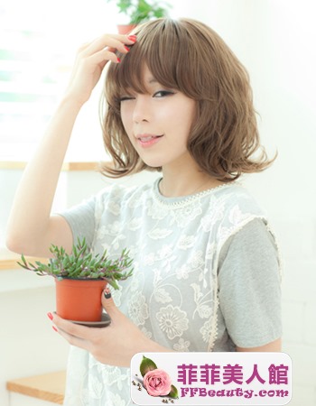時尚短髮外卷髮型 呆萌靈動-美髮館