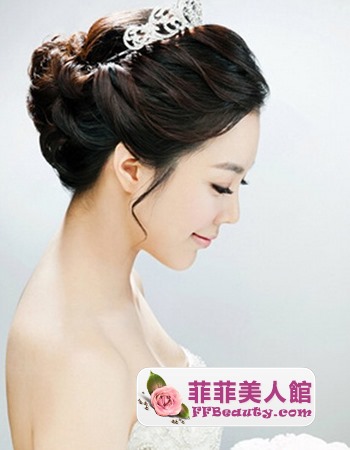 唯美新娘盤髮髮型 優雅大氣復古-美髮館