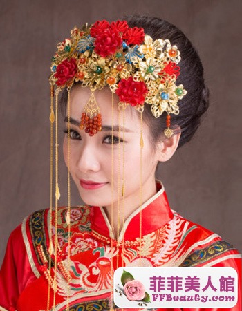 完美演繹中式復古婚禮新娘髮型-美髮館