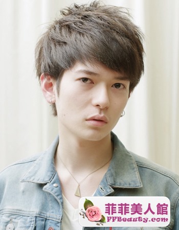 瓜子臉男生短髮燙髮玩轉帥氣風-美髮館