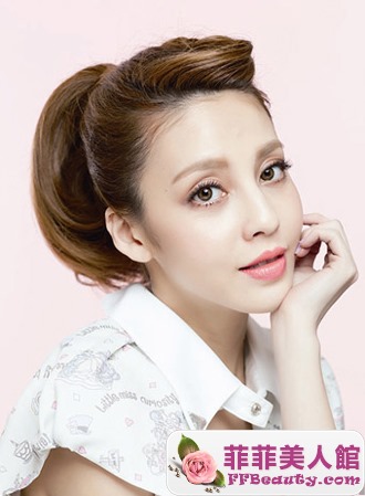 卷髮馬尾扎髮 甜美更顯活力-美髮館