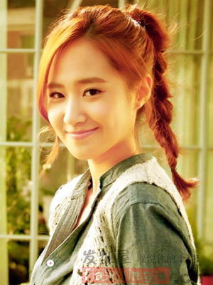 韓式簡單扎髮讓你可愛顯嫩-美髮館