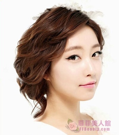 韓式新娘婚紗髮型推薦-美髮館