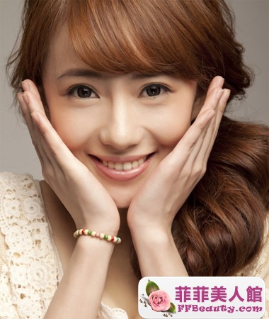 女生甜美斜瀏海 長臉巧改瓜子臉-美髮館