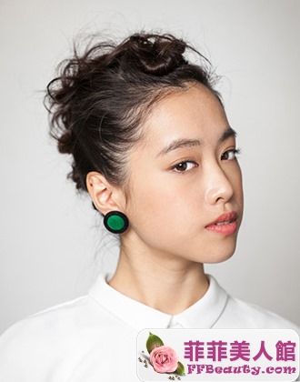 無瀏海扎髮 輕松打造清爽甜美造型-美髮館