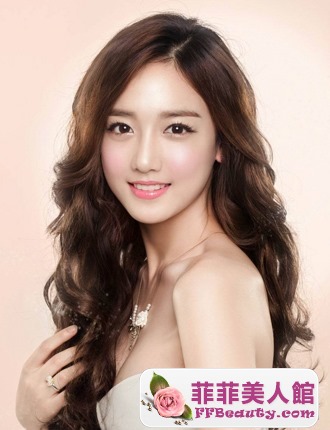 2015年小眼睛女生的韓式卷髮髮型-美髮館