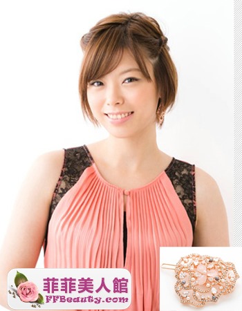 俏皮短髮扎髮技巧 靈動可愛-美髮館